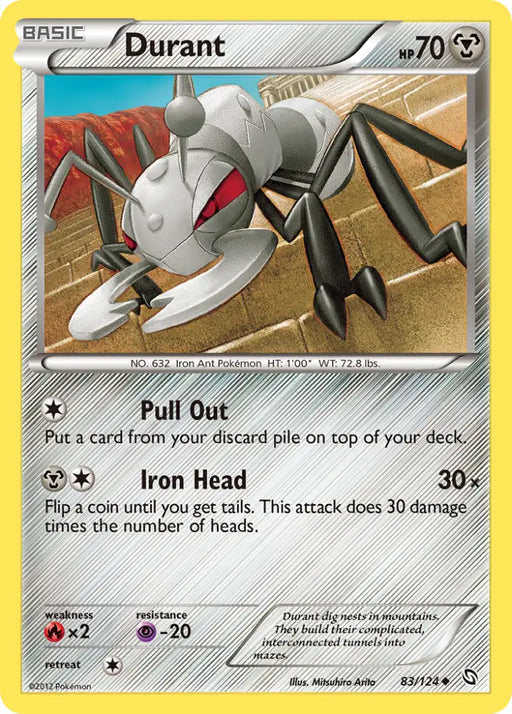 Durant (83/124) [Black & White: Dragons Exalted] - Pokemon Single