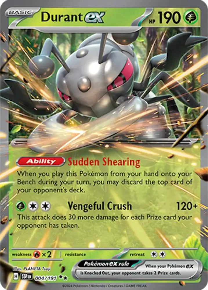 Durant ex (004/191) [Scarlet & Violet: Surging Sparks] - Pokemon Single
