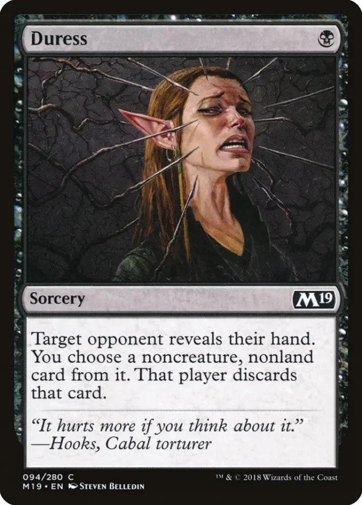 Duress [Core Set 2019] - MTG Single