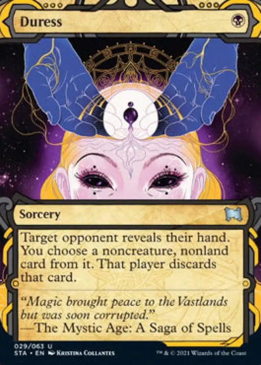 Duress (Foil Etched) [Strixhaven: School of Mages Mystical Archive] - MTG Single