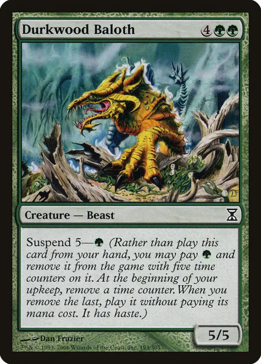 Durkwood Baloth [Time Spiral] - MTG Single