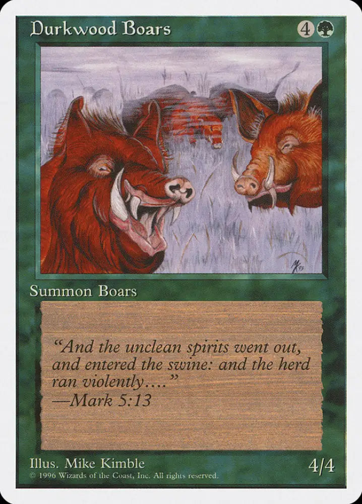 Durkwood Boars [Introductory Two-Player Set] - MTG Single
