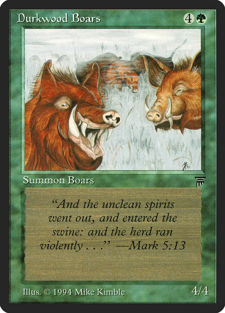Durkwood Boars [Legends] - MTG Single