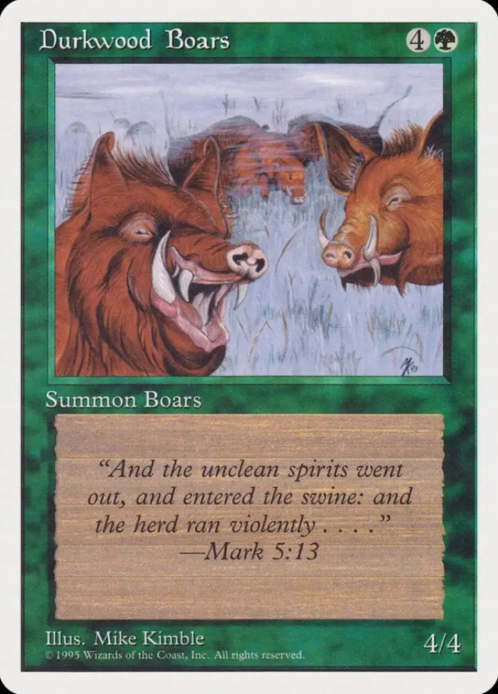 Durkwood Boars [Rivals Quick Start Set] - MTG Single