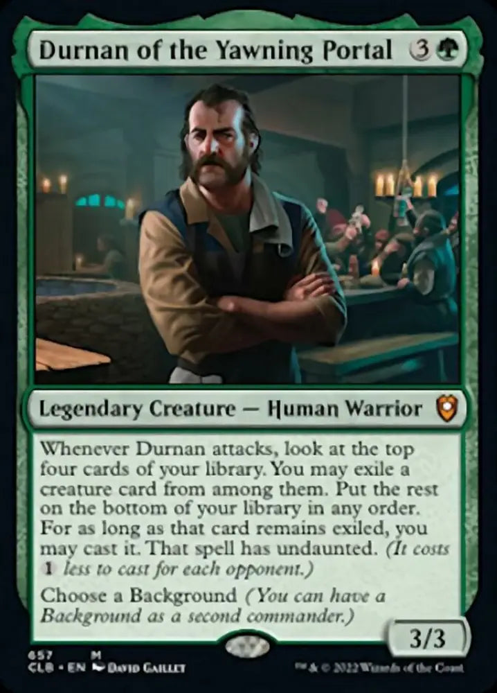 Durnan of the Yawning Portal [Commander Legends: Battle for Baldur’s Gate] - MTG Single