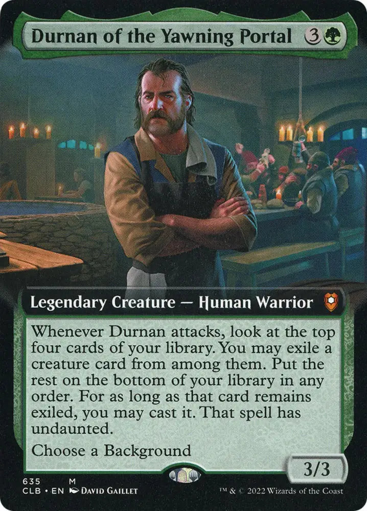 Durnan of the Yawning Portal (Extended Art) [Commander Legends: Battle for Baldur’s Gate] - MTG Single