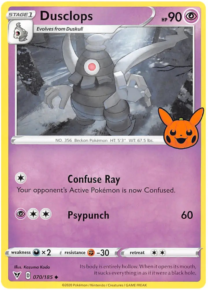Dusclops (070/185) [Trick or Trade 2023] - Pokemon Single