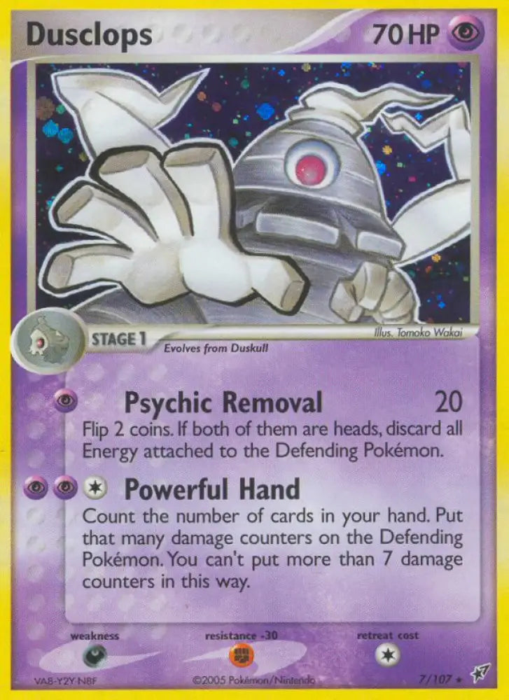 Dusclops (7/107) [EX: Deoxys] - Pokemon Single