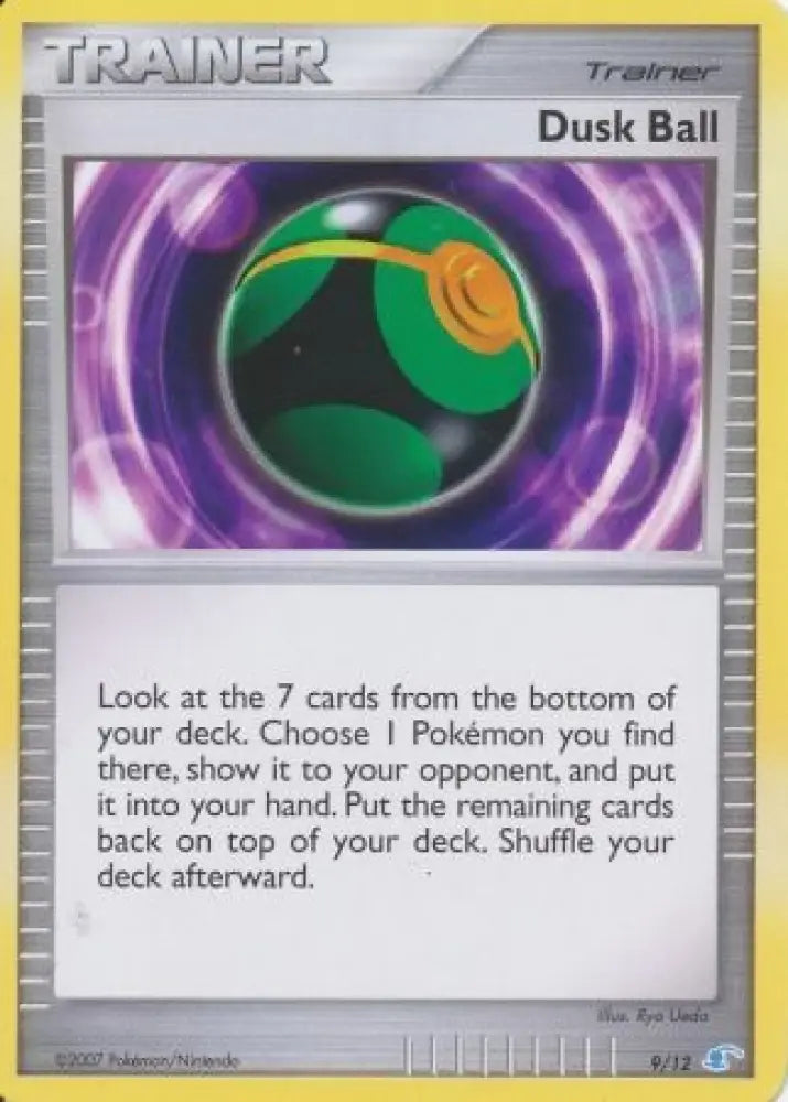 Dusk Ball (9/12) [Diamond & Pearl: Trainer Kit - Manaphy] - Pokemon Single