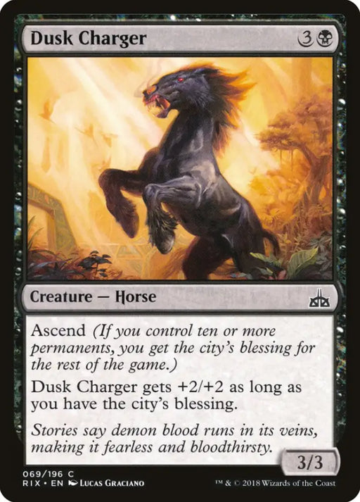 Dusk Charger [Rivals of Ixalan] - MTG Single