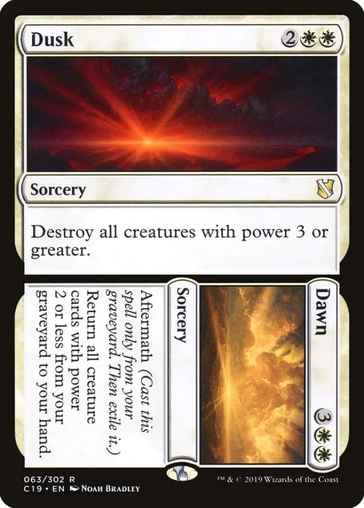 Dusk // Dawn [Commander 2019] - MTG Single