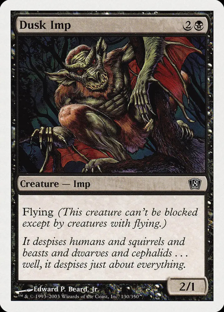 Dusk Imp (130) [Eighth Edition] - MTG Single