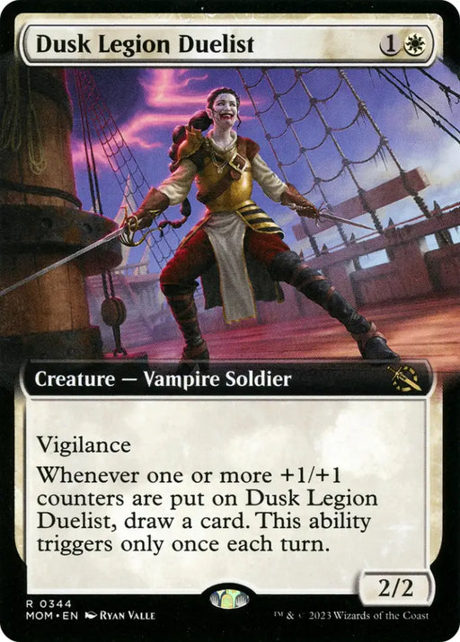 Dusk Legion Duelist (Extended Art) [March of the Machine] - MTG Single