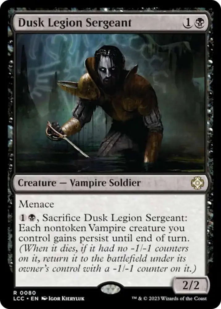 Dusk Legion Sergeant [The Lost Caverns of Ixalan Commander] - MTG Single