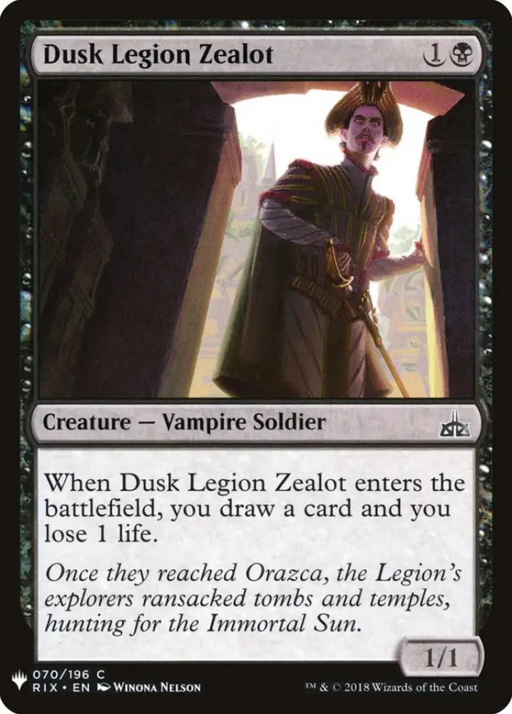 Dusk Legion Zealot [Mystery Booster] - MTG Single