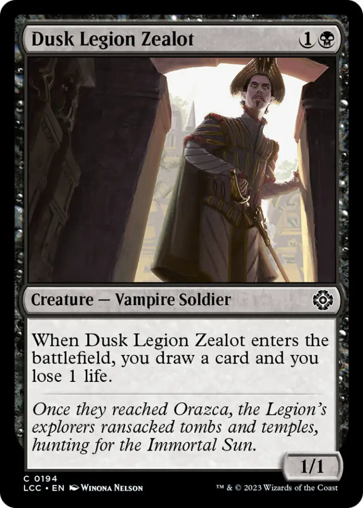 Dusk Legion Zealot [The Lost Caverns of Ixalan Commander] - MTG Single