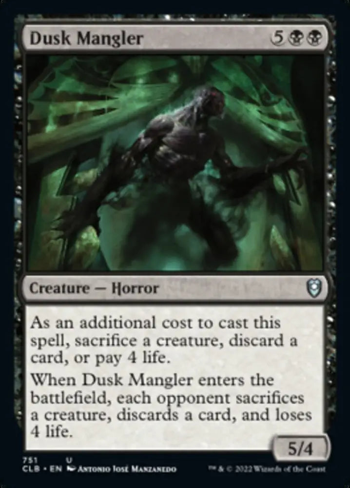 Dusk Mangler [Commander Legends: Battle for Baldur’s Gate] - MTG Single
