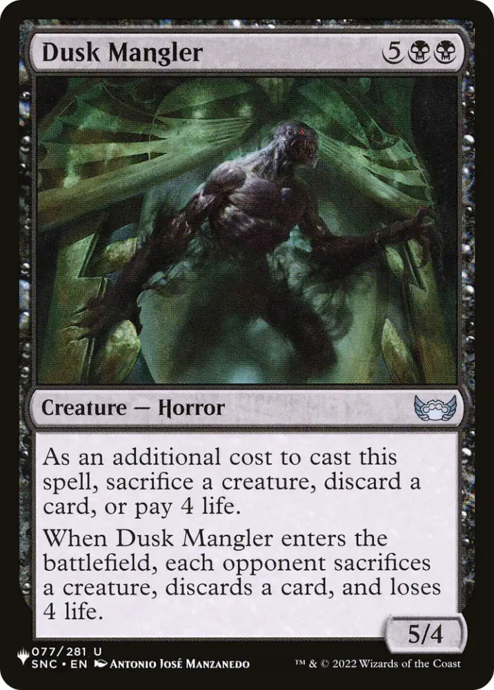 Dusk Mangler [The List] - MTG Single