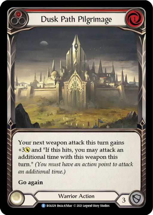 Dusk Path Pilgrimage (Red) [Monarch Blitz Deck] - Flesh And Blood Single
