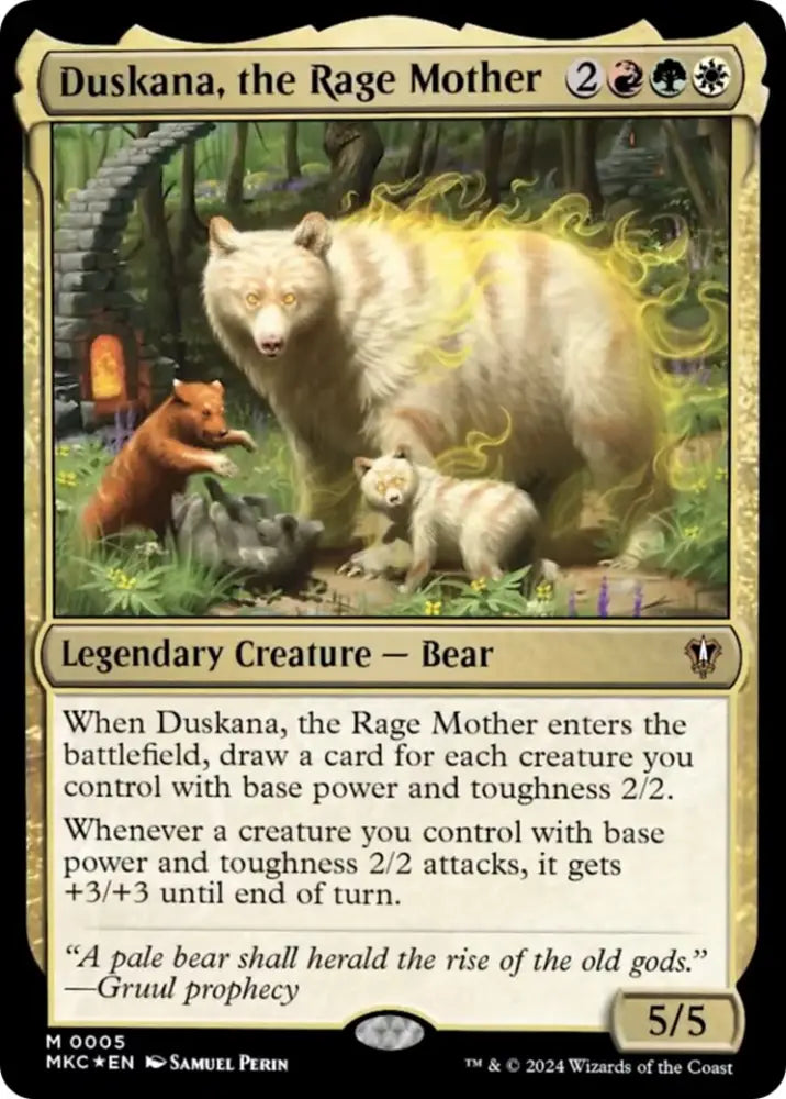 Duskana the Rage Mother [Murders at Karlov Manor Commander] - MTG Single