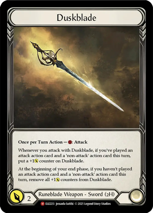 Duskblade [Tales of Aria 1st Edition] 1st Edition Cold Foil - Flesh And Blood Single