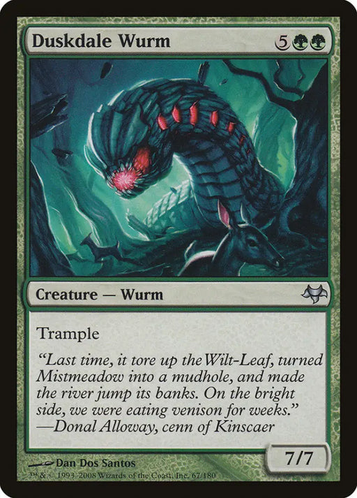 Duskdale Wurm [Eventide] - MTG Single