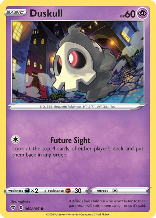 Duskull (069/185) [Sword & Shield: Vivid Voltage] - Pokemon Single