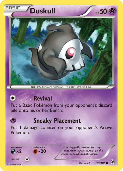 Duskull (38/106) [XY: Flashfire] - Pokemon Single