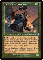 Duskwatch Recruiter // Krallenhorde Howler (Retro Frame) [Innistrad Remastered] - MTG Single