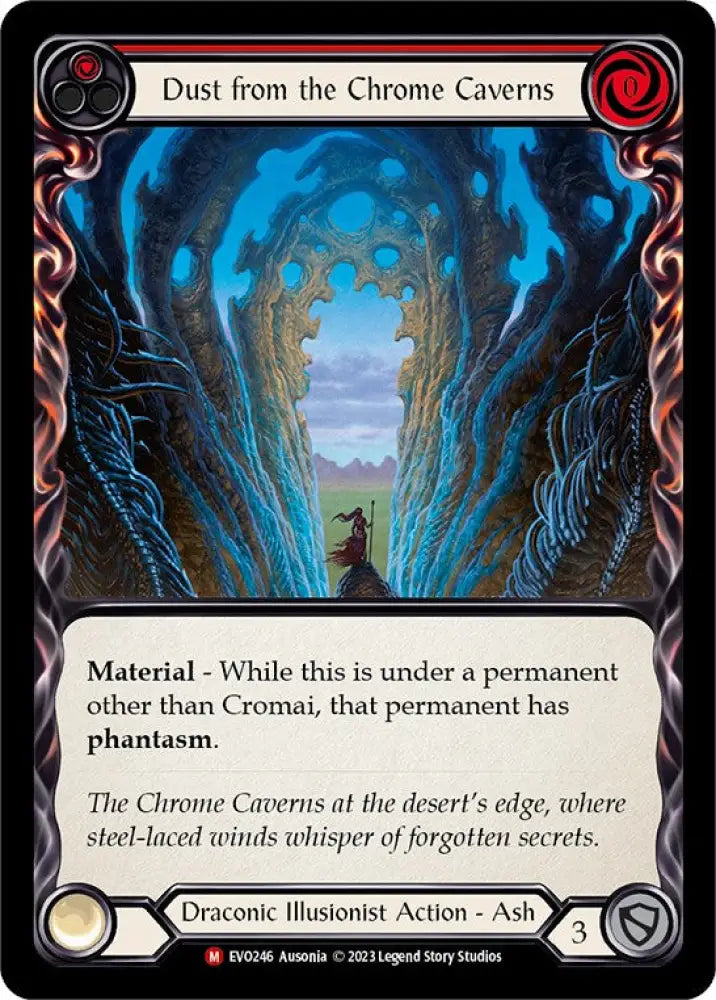Dust from the Chrome Caverns [Bright Lights] Rainbow Foil - Flesh And Blood Single