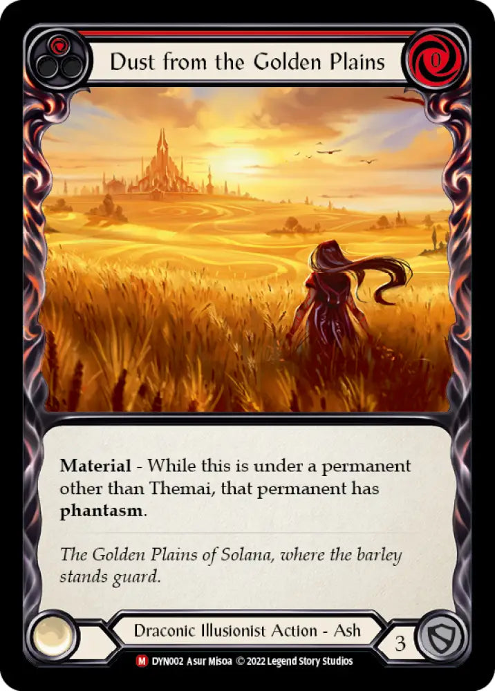Dust from the Golden Plains [Dynasty] Rainbow Foil - Flesh And Blood Single
