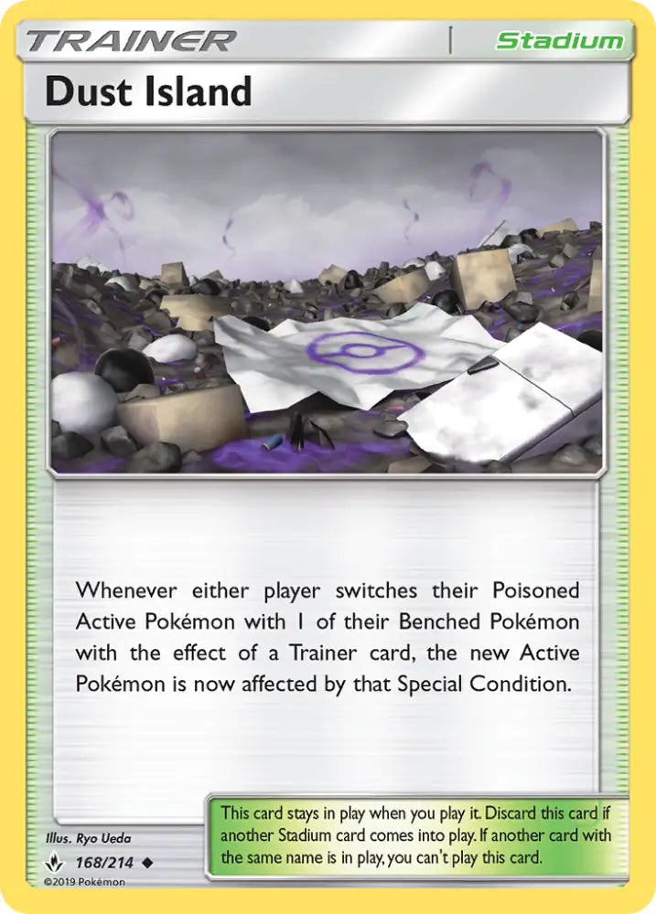 Dust Island (168/214) [Sun & Moon: Unbroken Bonds] - Pokemon Single