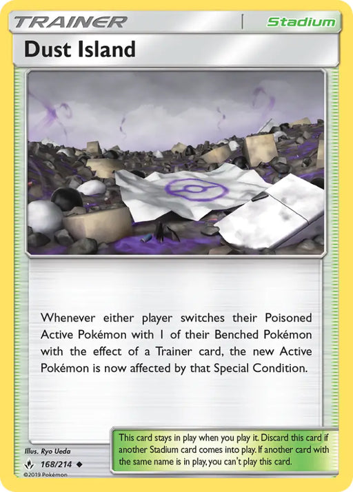 Dust Island (168/214) [Sun & Moon: Unbroken Bonds] - Pokemon Single