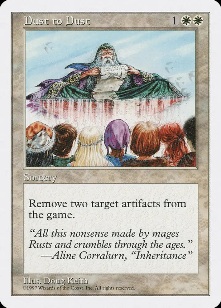 Dust to Dust [Fifth Edition] - MTG Single