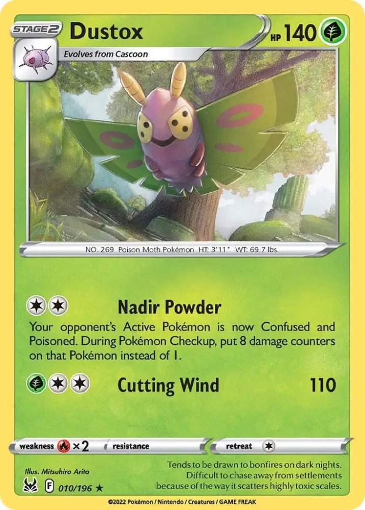 Dustox (010/196) [Sword & Shield: Lost Origin] - Pokemon Single