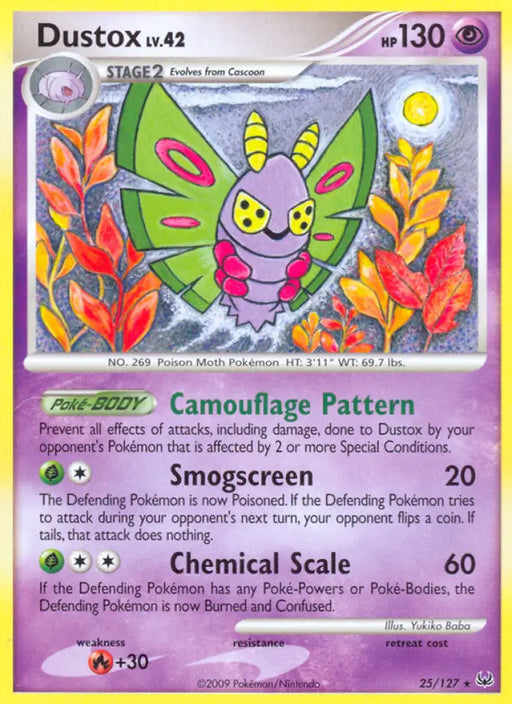 Dustox (25/127) [Platinum: Base Set] - Pokemon Single