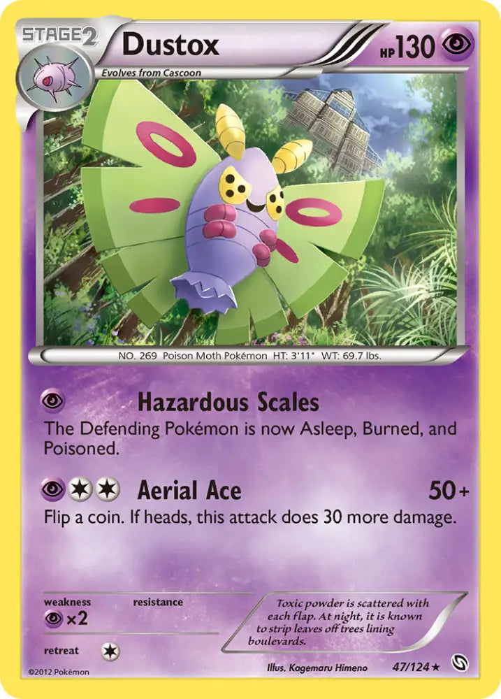 Dustox (47/124) [Black & White: Dragons Exalted] - Pokemon Single