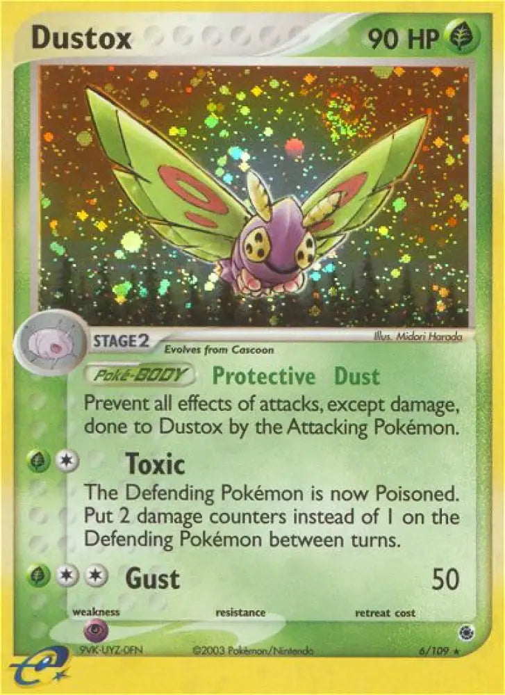 Dustox (6/109) [EX: Ruby & Sapphire] - Pokemon Single