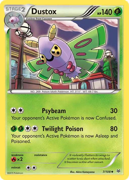 Dustox (7/108) [XY: Roaring Skies] - Pokemon Single