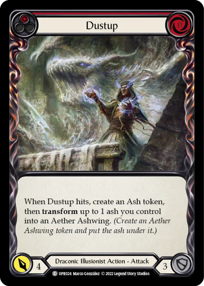 Dustup (Red) [Uprising] Rainbow Foil - Flesh And Blood Single