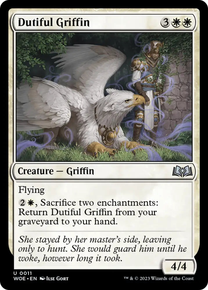 Dutiful Griffin [Wilds of Eldraine] - MTG Single