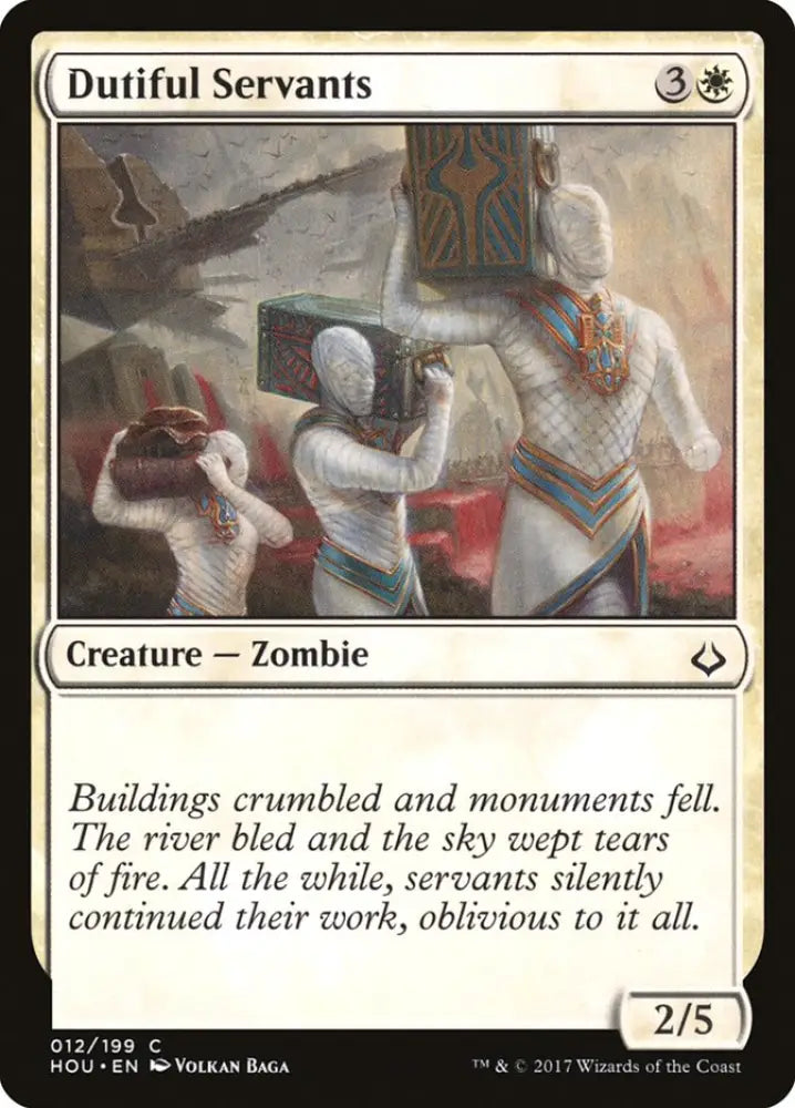 Dutiful Servants [Hour of Devastation] - MTG Single