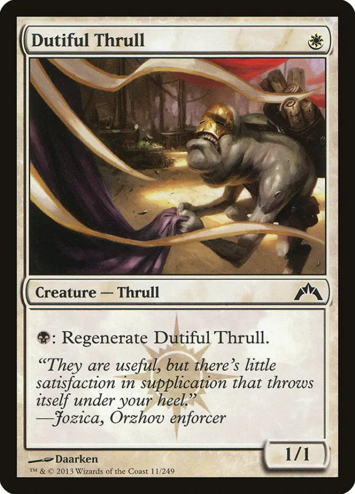 Dutiful Thrull [Gatecrash] - MTG Single