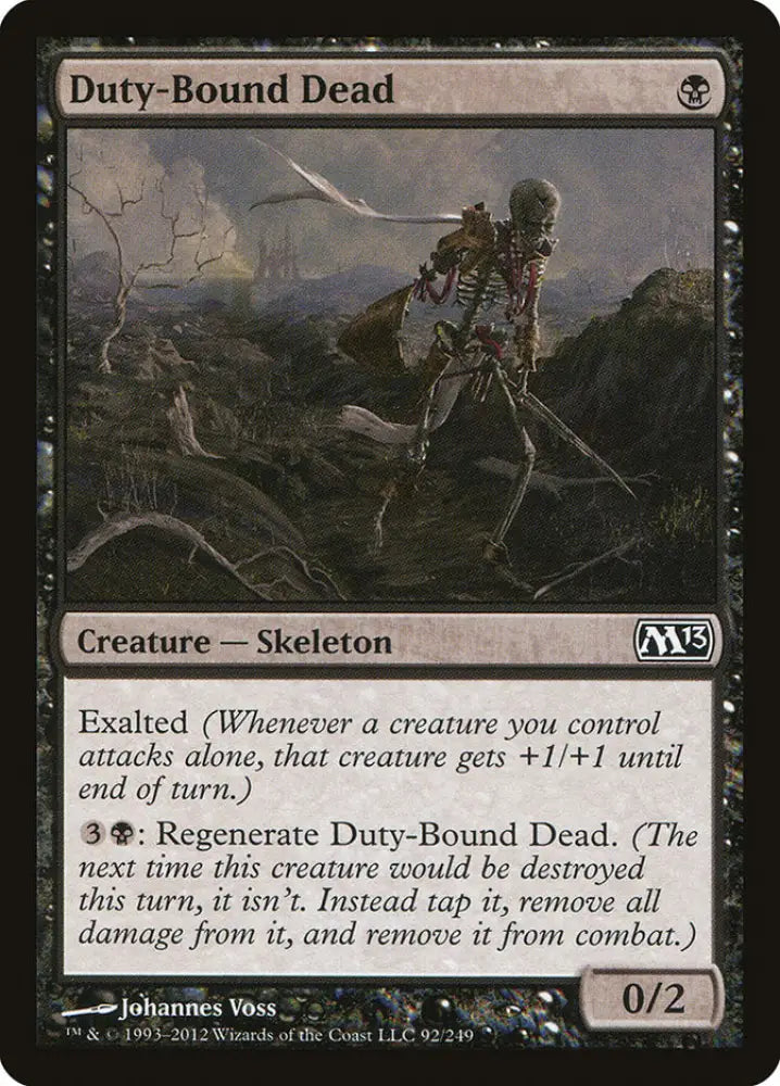 Duty-Bound Dead [Magic 2013] - MTG Single