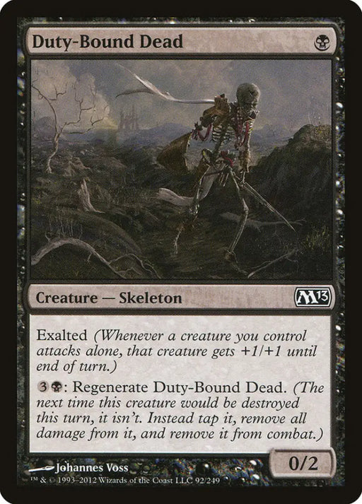 Duty-Bound Dead [Magic 2013] - MTG Single