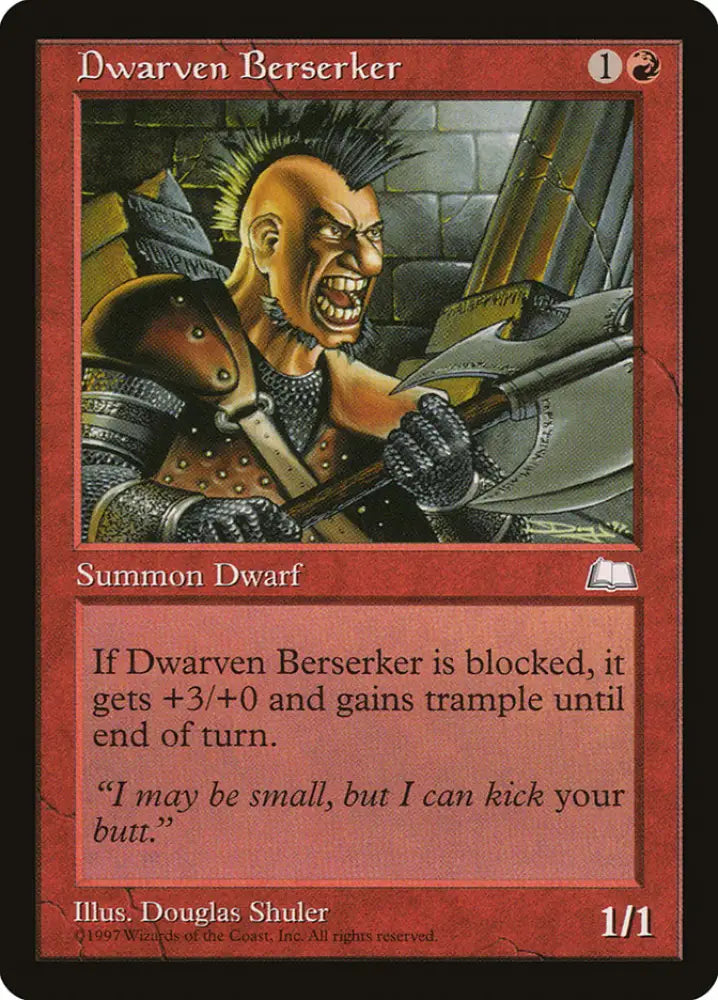 Dwarven Berserker [Weatherlight] - MTG Single