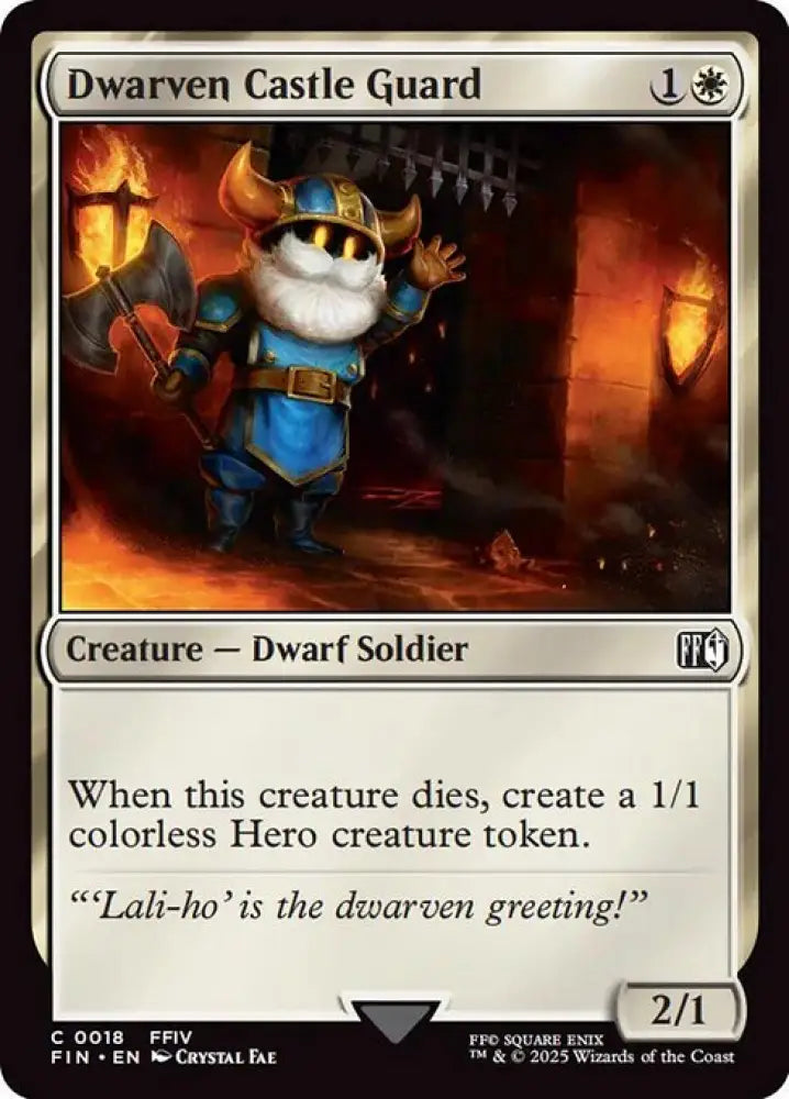 Dwarven Castle Guard (18) [Final Fantasy]