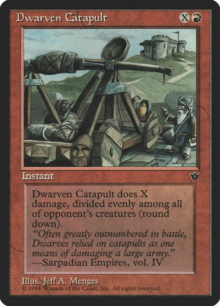 Dwarven Catapult [Fallen Empires] - MTG Single