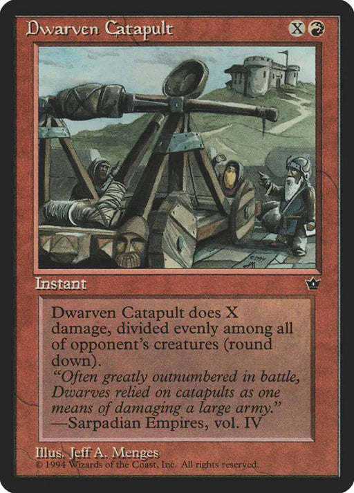Dwarven Catapult [Fallen Empires] - MTG Single