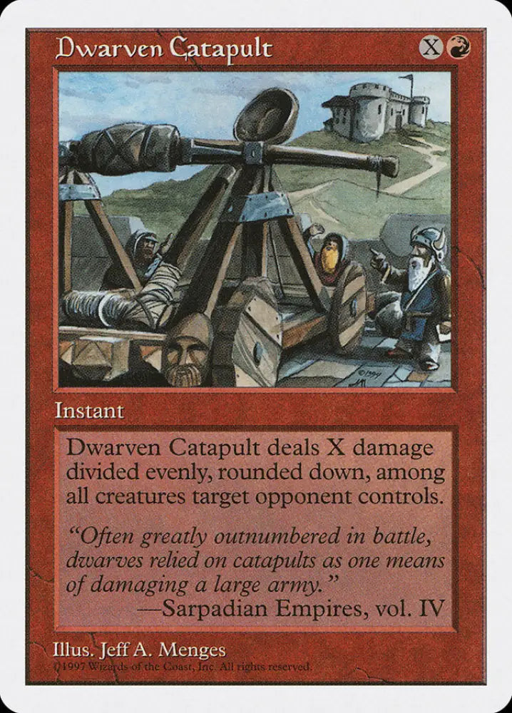 Dwarven Catapult [Fifth Edition] - MTG Single